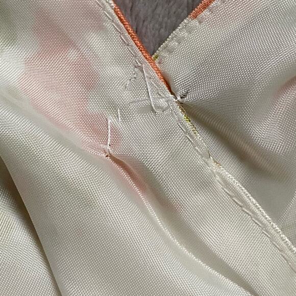 Talbots 2 Petite Dress Retro 2P Silk Cocktail Dress Semi Formal Classic 50s Fit - Picture 15 of 15